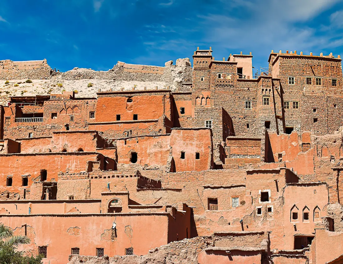 The earth-built ksar of Aït Ben Haddou