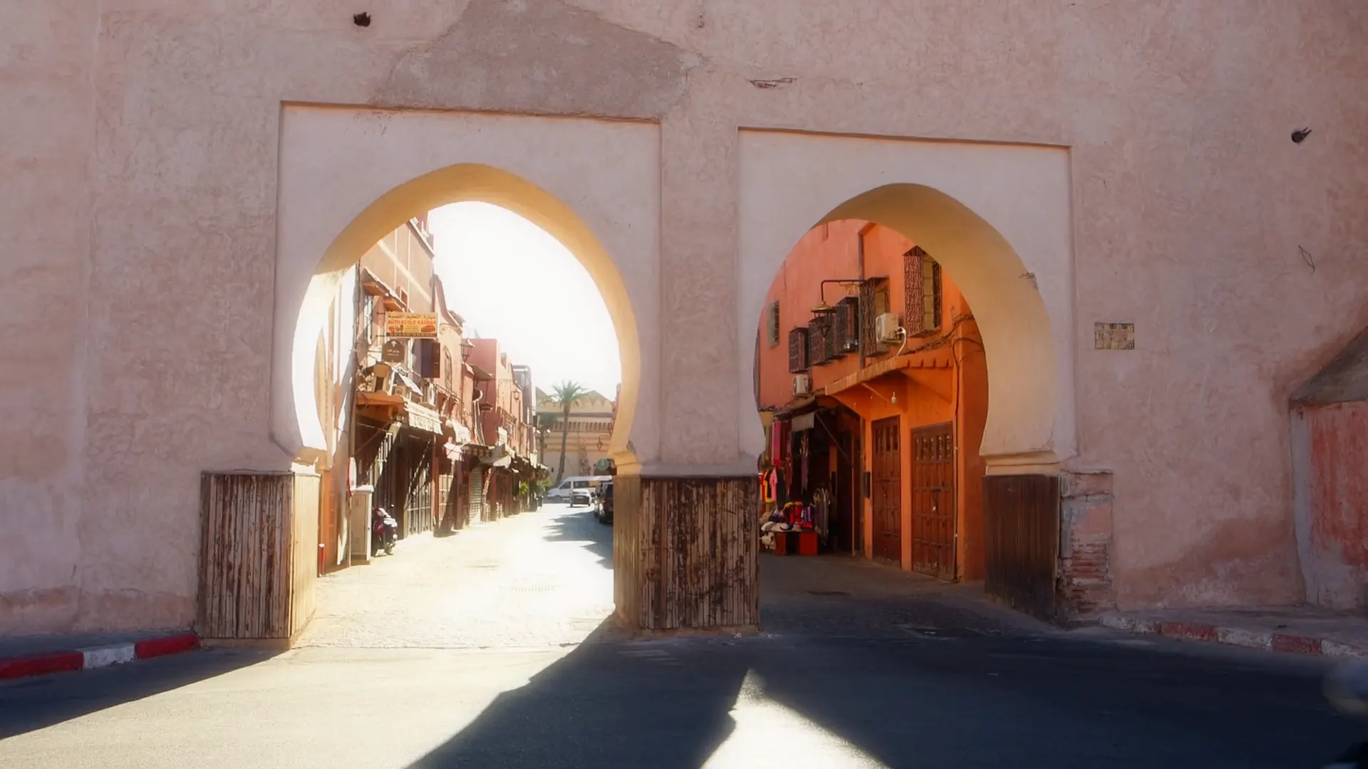 A gate in the old town of Marrakech